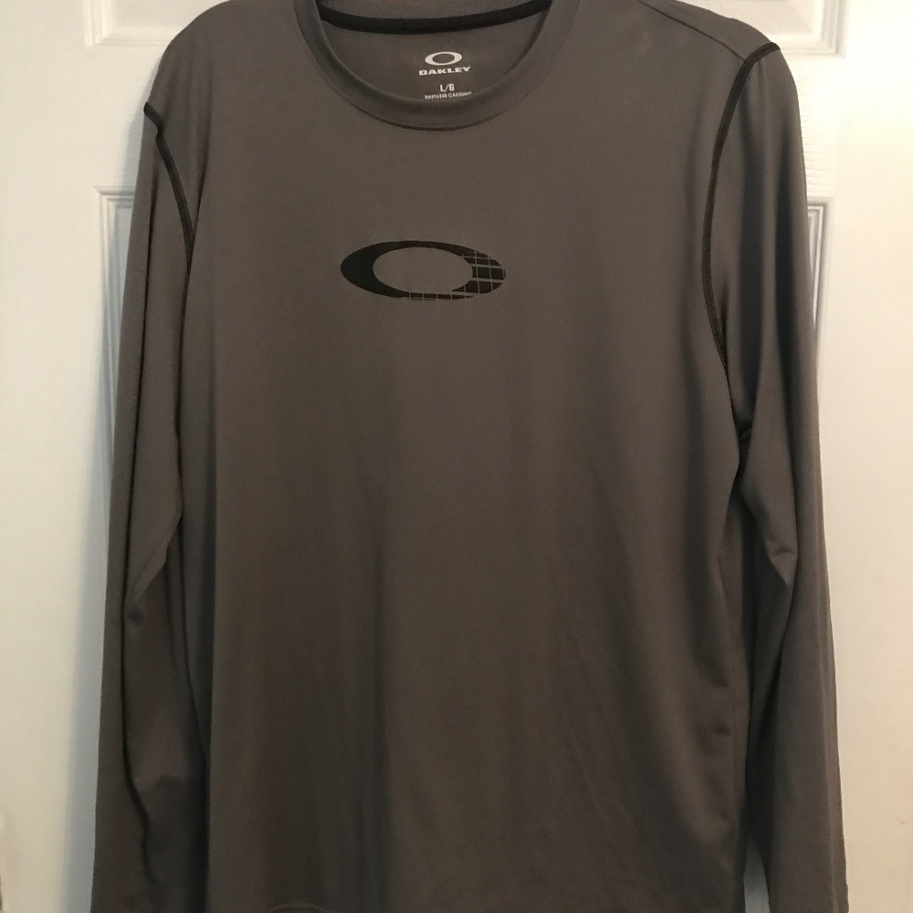 Oakley Mens Grey Longsleeve Sz L